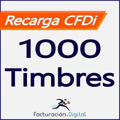 Paquete 1000 Timbres - Recarga CFDi