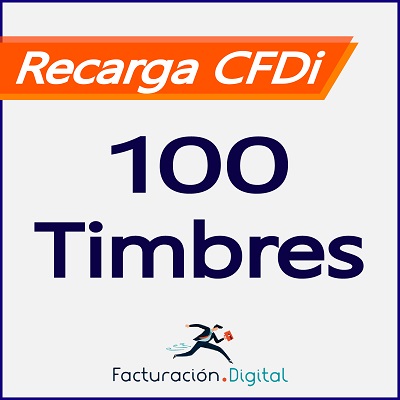 Paquete 100 Timbres - Recarga CFDi